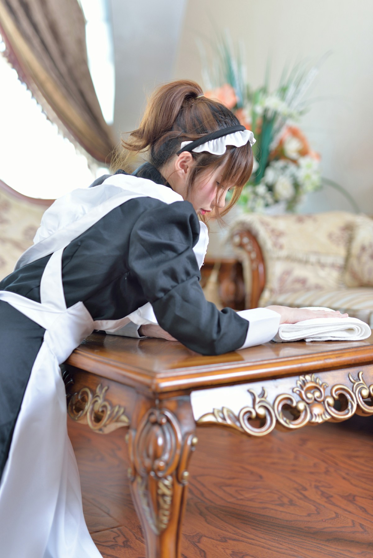 图片[3]-[Cosplay]NAGISA魔物喵 – vol.07 女仆小姐 图套 – COSPLAY-御萝部落