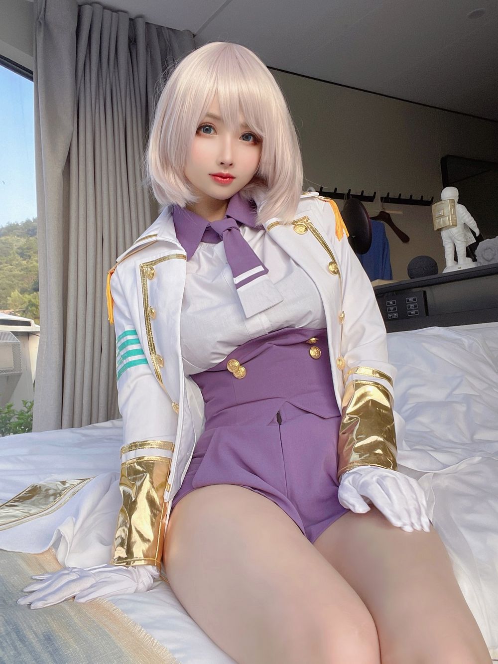 网络美女rioko凉凉子完美身材短发系列COS装扮SSSS.电光机王