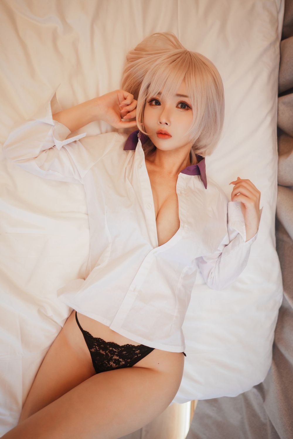 网络美女rioko凉凉子完美身材短发系列COS装扮SSSS.电光机王