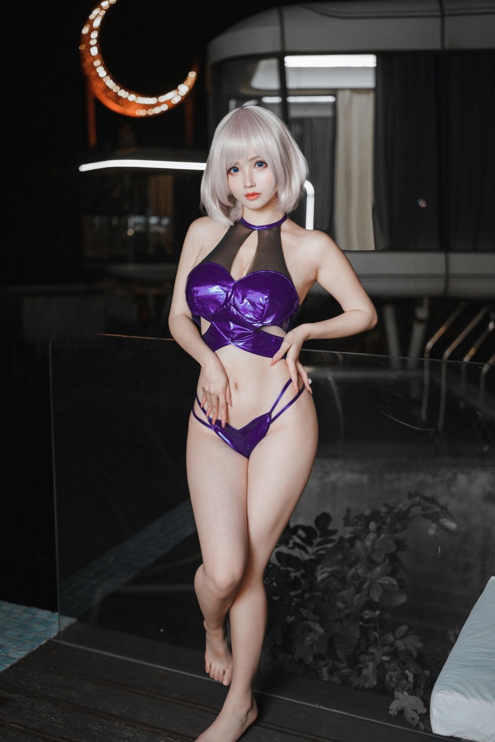 网络美女rioko凉凉子完美身材短发系列COS装扮SSSS.电光机王