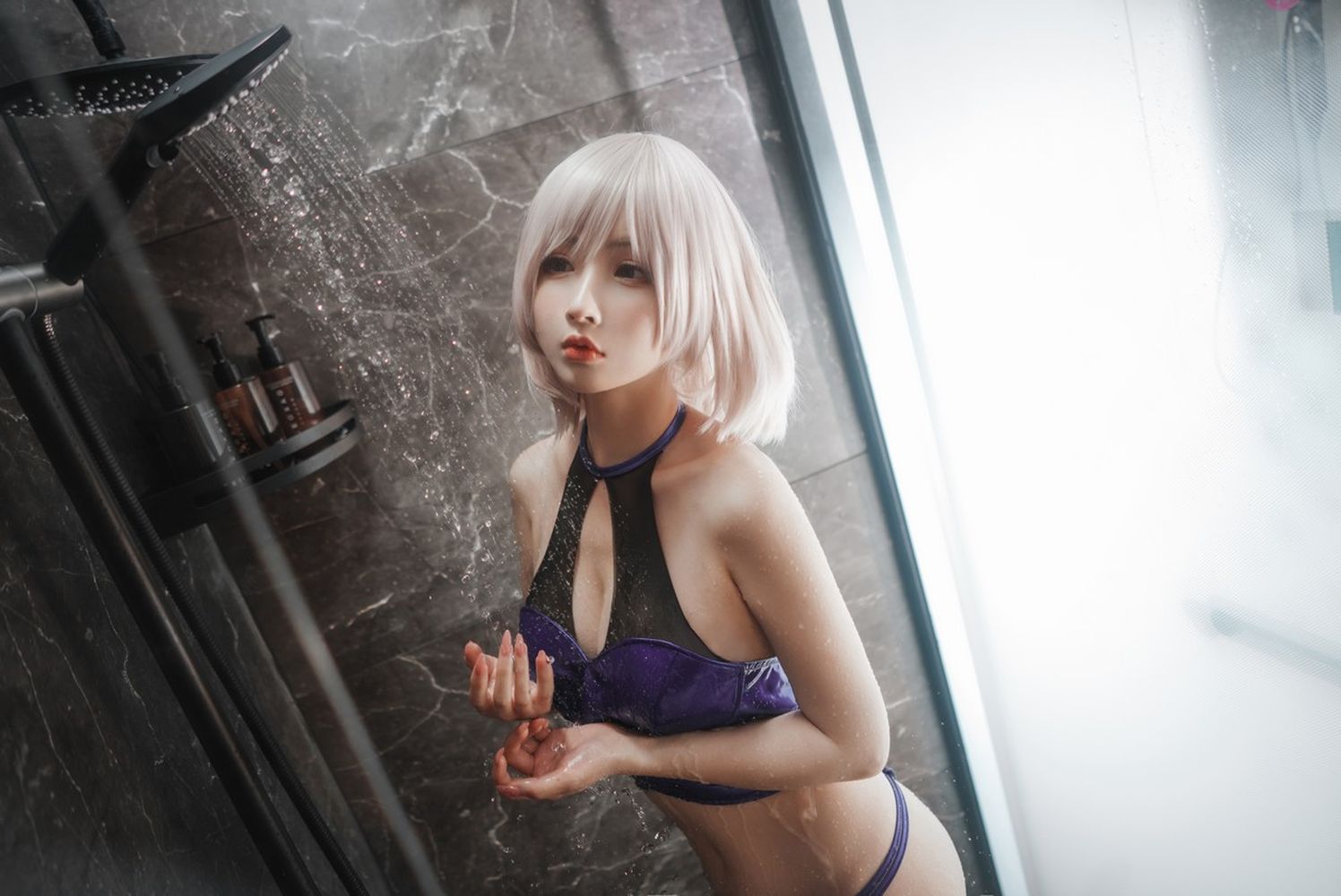 网络美女rioko凉凉子完美身材短发系列COS装扮SSSS.电光机王