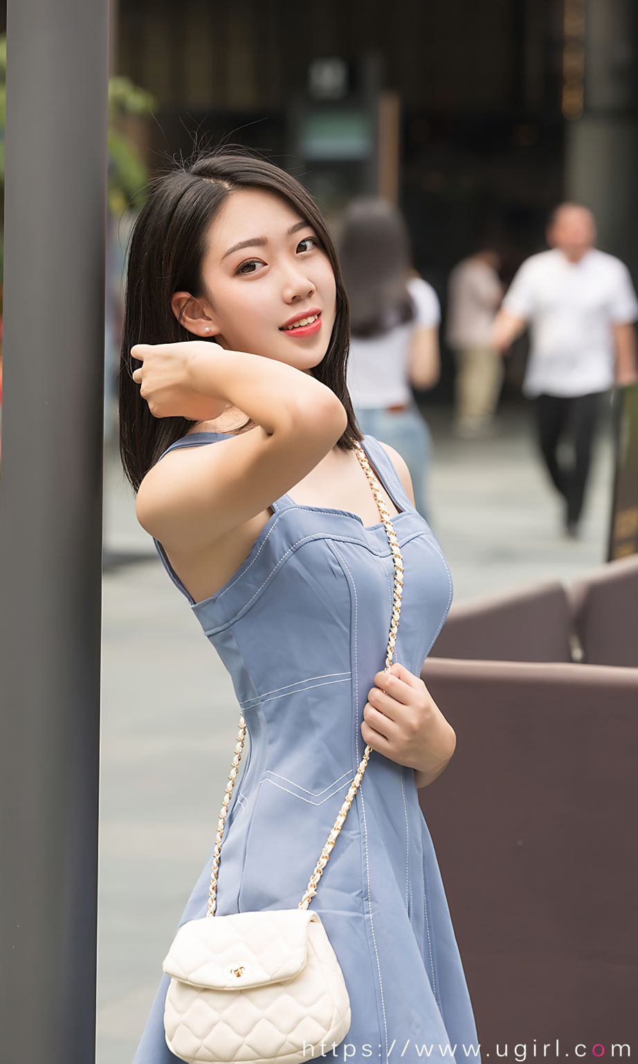美女模特小雪儿多套服饰甜妹日志主题户外清纯写真