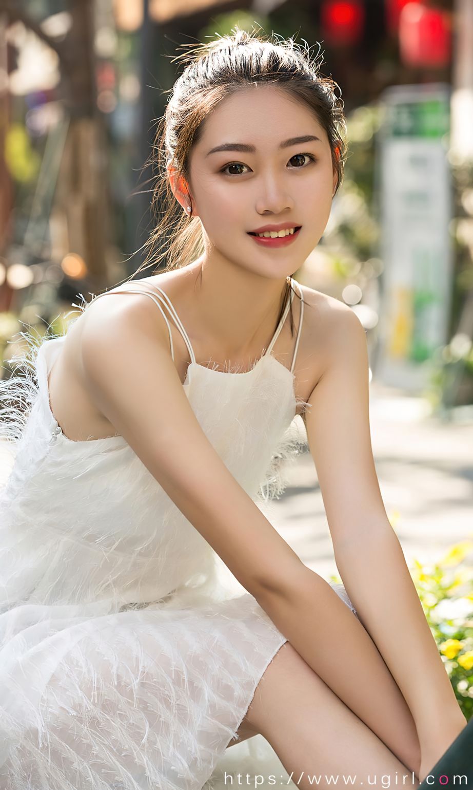 美女模特小雪儿多套服饰甜妹日志主题户外清纯写真